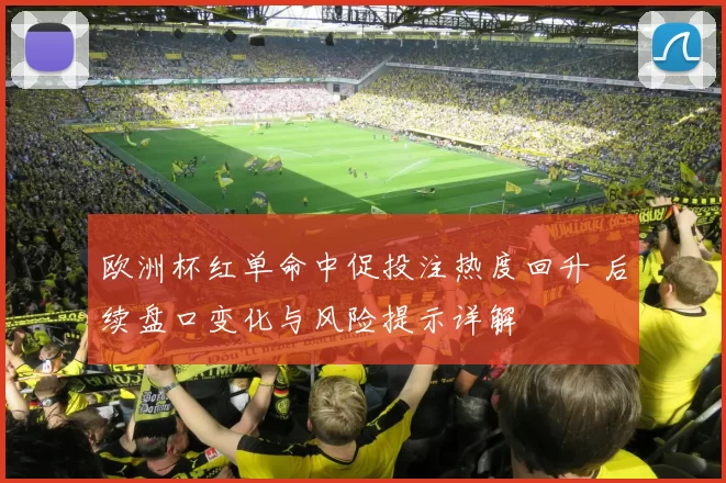 欧洲杯红单命中促投注热度回升 后续盘口变化与风险提示详解